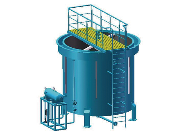 竖流式溶气气浮机 竖流式溶气气浮机